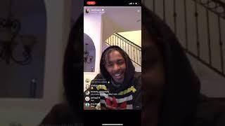 King Los Instagram Live Freestyle