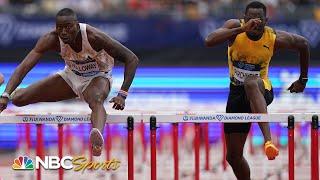 Grant Holloway takes 110m hurdles World Championship preview in London | NBC Sports