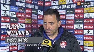 Vasco Matos: "Jogámos olhos-nos-olhos frente a uma equipa forte"