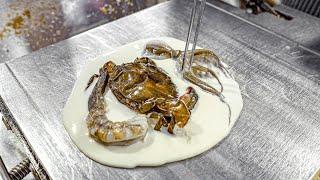 Taco Senbei Made with Shrimp, Crab, and Octopus All at once│Thai street food