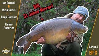 Carp Fishing: Carp Pursuit SERIES 2, E3 - Ian Russell and Russ Crisci's St John's Lake CHALLENGE!