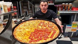 We Tried The Largest Pizza In The UK