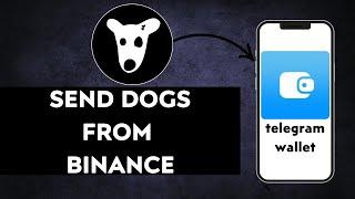 NEW! How to Send DOGS from Binance to Telegram Wallet