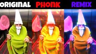 The Green Wizard Gnome Original vs Phonk vs Remix