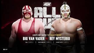 AEW FIGHT FOREVER: VADER VS REY MYSTERIO #AEW #GAME #GAMEPLAY #GAMING  #WWE