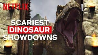 Scariest Showdowns in Jurassic World Camp Cretaceous | Netflix After School