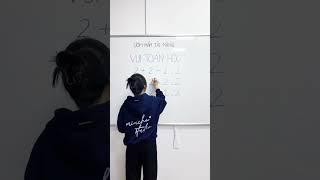 Vui Toán học - B2 #maths #toanhoc #toantuduy #xuhuong