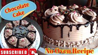 Chocolate Birthday Cake/ How to Decoration Chocolate Cake?