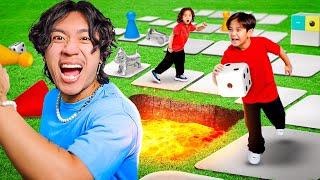 We Competed in a LIFESIZE BoardGame!! **Ft. Nex Playground**