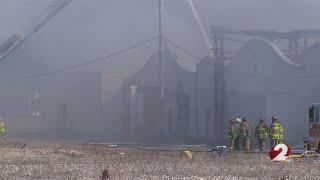 Historic Wright Brothers factory damaged in fire