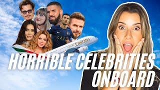 Juicy Celebrity Gossip: Flight Attendant Spills The Tea With Horrible Celebrities Stories