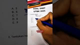 Soal SNBT 2025, Soal dan Pembahasan SNBT 2024, Soal UTBK 2025, Trik Cepat SNBT/UTBK #bimbelsnbt