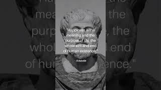 Aristotle - Happiness & Life - #shorts #motivationalquotes #gymmotivation #inspirationalquotes