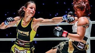 INSANE Women’s Muay Thai Scrap  Yuly Alves vs. Kwankhao