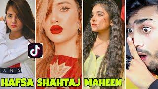 Shahtaj Khan , Hafsa Khan , Maheen Obaid TikTok _ Reaction | Pakistani Girls New TikTok Videos | Ak