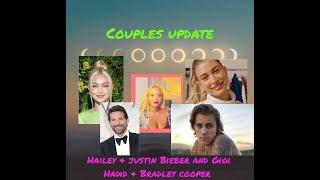 Couples update. Hailey & Justin Bieber and, Gigi Hadid & Bradley Cooper.