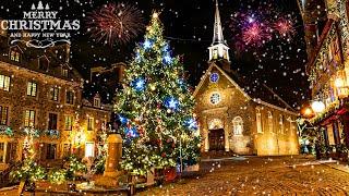 Beautiful Snowy Christmas Ambience  Quiet and Comfortable Instrumental Music ‍ Calm, Relax, Study