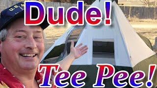The Tee Pee Tent From Ozark Trail | The TeePee Is A New/Old Way To RV!