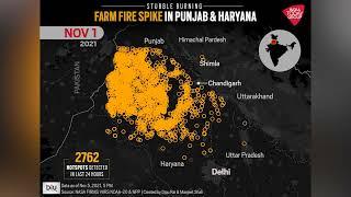 Stubble Burning: Farm Fire Spike In Punjab & Haryana | DIU