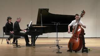 2021 ISB Solo Competition, 2nd Prize - Nash Tomey, Double Bass, Dan Velicer, Piano