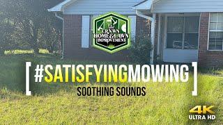 Satisfying Mowing | Soothing Sounds | CRXWN Home & Lawn Improvement #sosatisfying #asmr #soothing