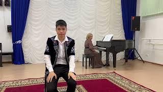 Тусульбаев Даулет. Домбыра. 14 жас. Ақтөбе қаласы. Қазанғап атындағы балалар өнер мектебі