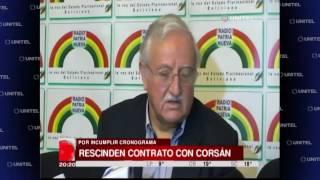 Gobierno rescindirá contrato con la empresa española Isolux-Corsan