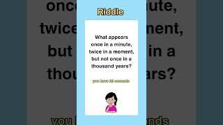 Tricky riddle  #riddle #shorts #quizworld