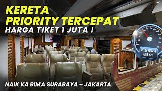 KERETA TERMEWAH SURABAYA - JAKARTA‼️Naik Kereta Api Bima Priority