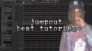 how to make JUMPOUT BEATS for OSAMASON | FL STUDIO TUTORIAL