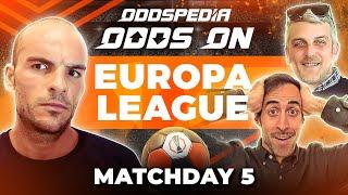 Europa League Predictions 2024/25 Matchday 5  | Best Football Betting Tips Today