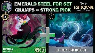 🟢 EMERALD STEEL DISCARD WAS THE MOST POPULAR DECK AT MY SET CHAMPIONSHIP - Disney Lorcana Gameplay