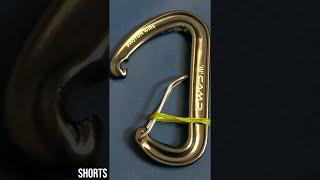 Quickdraw Carabiner Nose Types for New Climbers #shorts