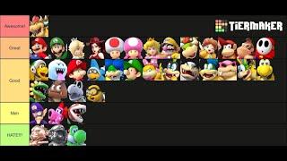 My Mario Characters Tier List