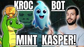 MINT KASPER!! Use KROCBOT To Get Your Tokens!!