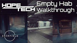 Hope Tech Empty Hab Interior Showcase | Starfield