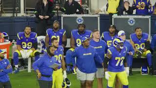 Rams D-line reacts to Puka Nacua's catch