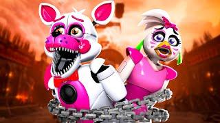 Glamrock Chica Is CHAINED TOGETHER With Funtime Foxy In HELL!