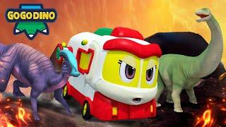 GoGoDino | Best Dino Curer w/ Perry & Parasaurolophus, Apatosaurus, Iguanodon | Cartoon | Dinosaurs