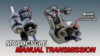 How Manual Transmission works - Motorcycle Manual Transmission (Sequential Transmission)