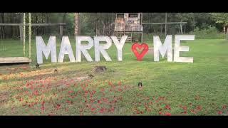 Marry Me Marquee Letters