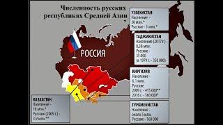 Сколько русских было и сколько их сегодня осталось в республиках Средней Азии?