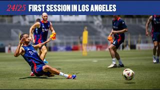 Chest Cam, Ball Work & More! First Session In LA 