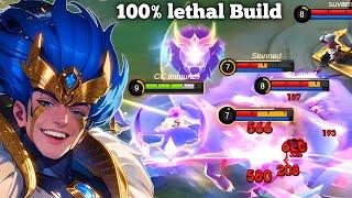 Badang 100% lethal build Burst Damage | Badang Best Build 2024 Mlbb