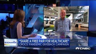 Crocs CEO on earnings beat: Pandemic giveback campaign drove a lot traffic