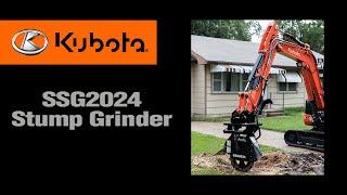 Kubota SSG20 Stump Grinder