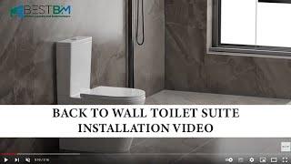 BEST BM - Back To Wall Toilet Suite Installation Video