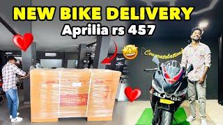 New Bike delivery Aprilia rs 457 | after a 5 months delay | Chandu manoj | Telugu