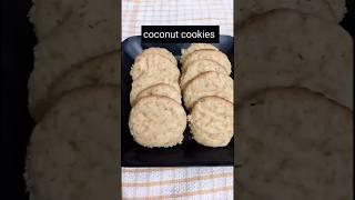 Coconut Cookies | Delicious cookies Crispy outside Soft inside | #cookies #shots #coconutcookies