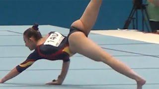 Spanish Gymnast Performs Floor Routine, Part 2